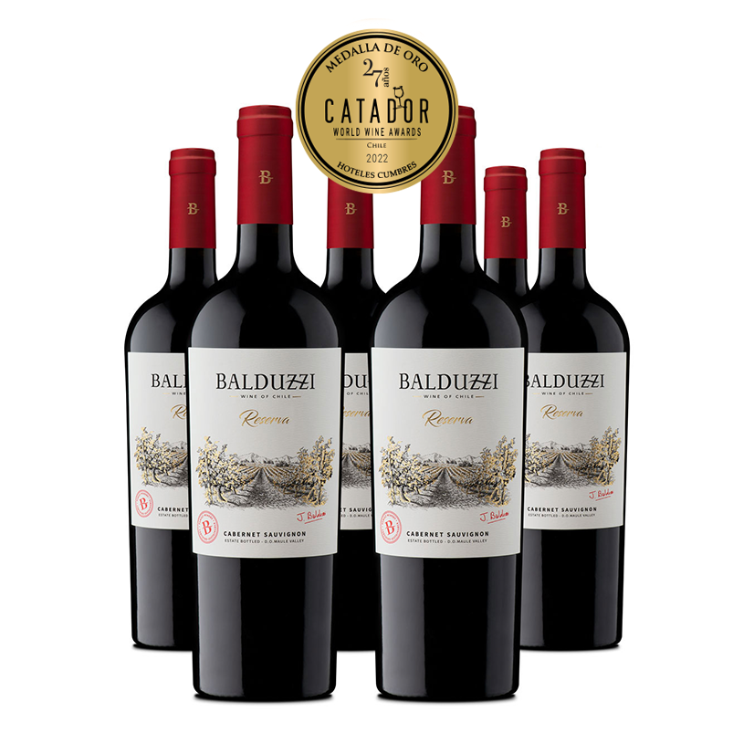 Caja 6 bot. Reserva Cabernet Sauvignon