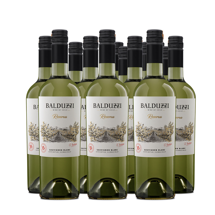 Caja 12 bot. Reserva Sauvignon Blanc
